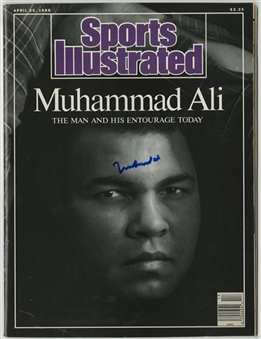 1988 Muhammad Ali Autographed Sports Illustrated Magazine (PSA/DNA)